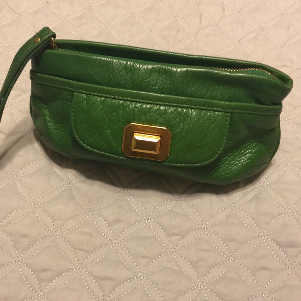 Juicy Couture Green Wristlet